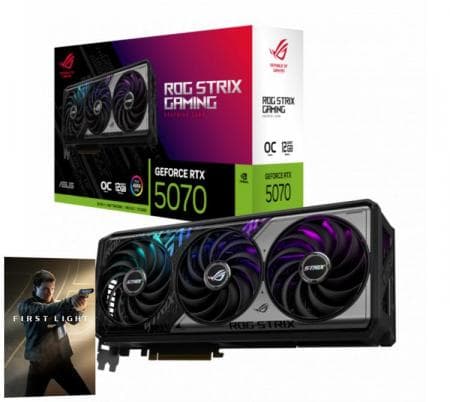 Placa de Vide ASUS ROG II Strix GeForce RTX 5070 12GB GDDR7 Gaming OC