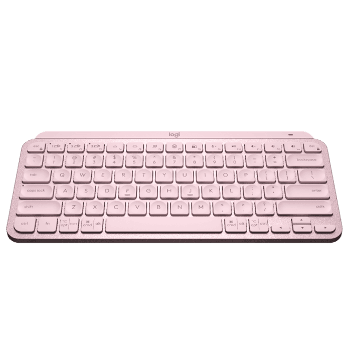 Teclado Bluetooth Logitech Master Series Mx Keys Mini Amv Color del teclado Rosa Idioma Español